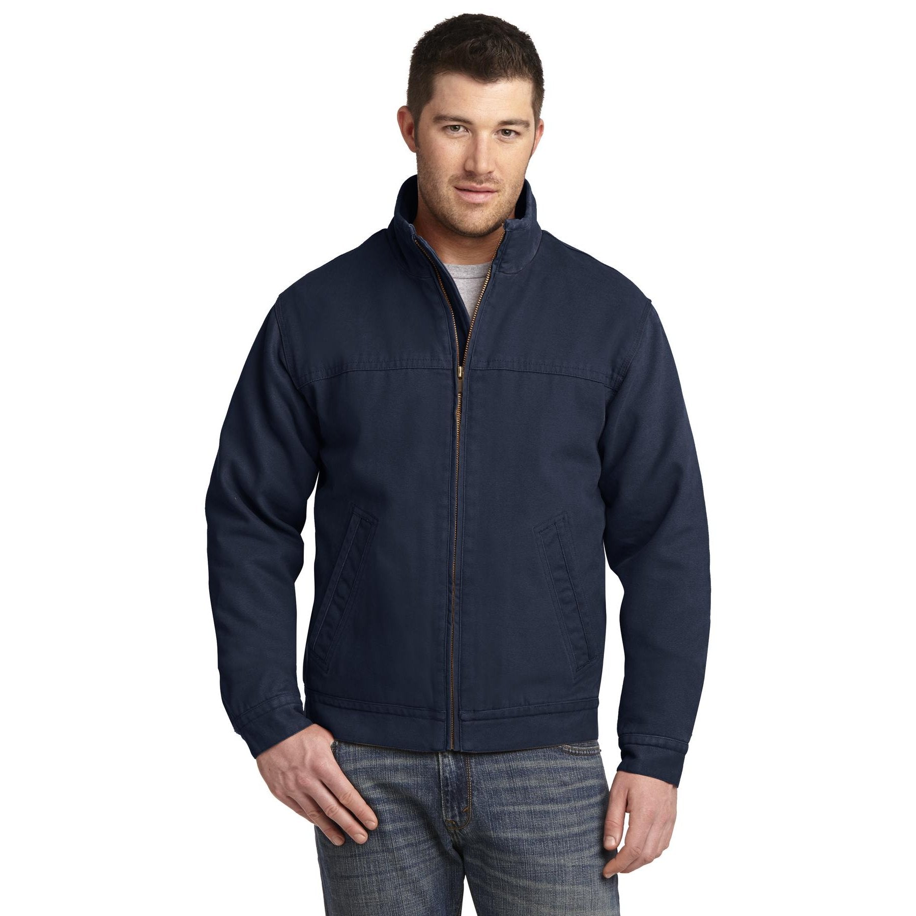 CornerStone-CornerStone® Washed Duck Cloth Flannel-Lined Work Jacket. CSJ40-MedTech-3